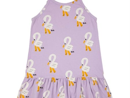 Bobo Choses Lavender Pelican All Over Kjole Hot on Sale