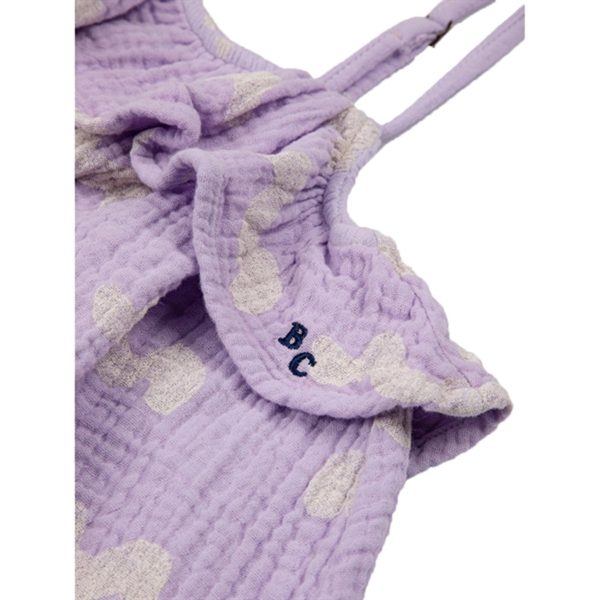 Bobo Choses Lavender Waves All Over Romper For Cheap