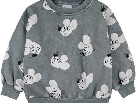 Bobo Choses Grey Mouse Sweatshirt AOP Sale