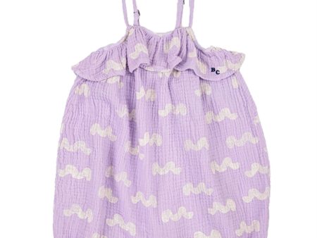 Bobo Choses Lavender Waves All Over Romper For Cheap