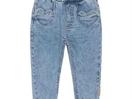 Hust & Claire Mini Washed Denim Josefine Jeans For Sale