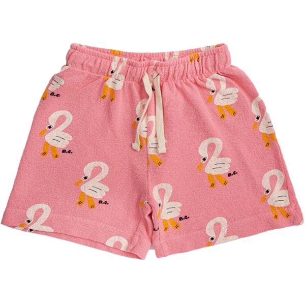 Bobo Choses Pink Pelican All Over Bermuda Shorts Online