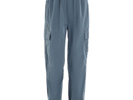 Calvin Klein Structured Nylon Trackpants Goblin Blue Supply