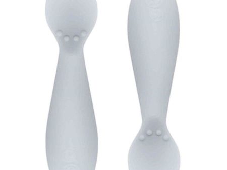 EZPZ Tiny Spoon - Skeer 2-pak Grey Blue For Cheap