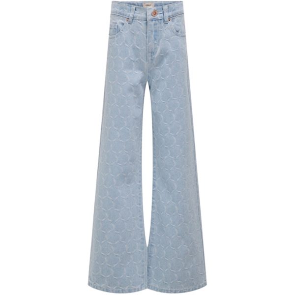 Kids ONLY Light Blue Denim Hope Eliza Wide Leg Denim Jeans Online