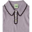 FUB Heather Rib Polo T-shirt Hot on Sale