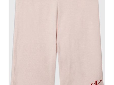 Calvin Klein CK Logo Cykelshorts Sepia Rose Supply