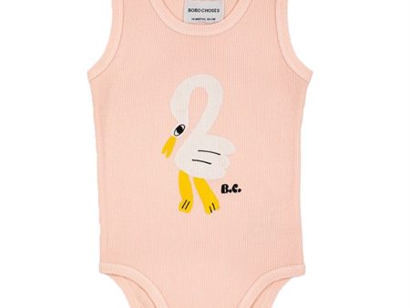 Bobo Choses Light Pink Pelican Sleveless Body Discount