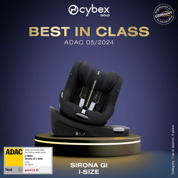 Cybex SIRONA Gi I-SIZE PLUS Lava Grey Autostol inkl. Base Online