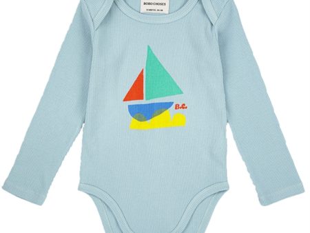 Bobo Choses Light Blue Multicolor Sail Boat Body Online