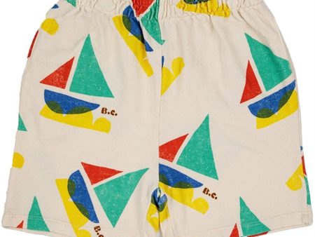 Bobo Choses White Multicolor Sail Boat All Over Bermuda Shorts Online