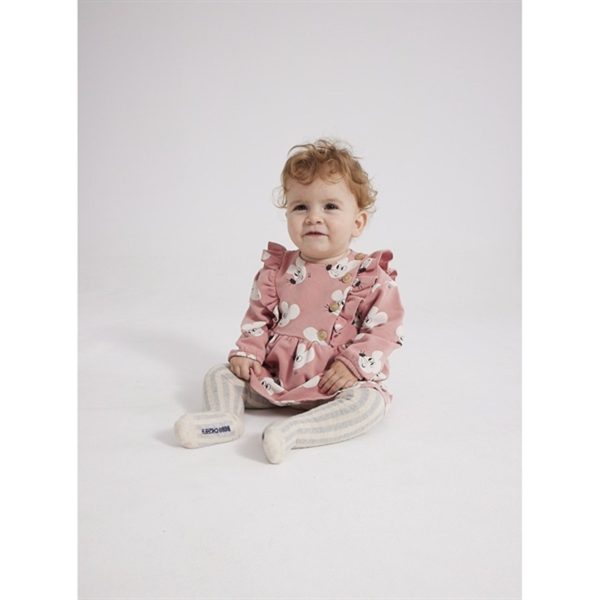 Bobo Choses Salmon Pink Mouse Kjole AOP Online Sale