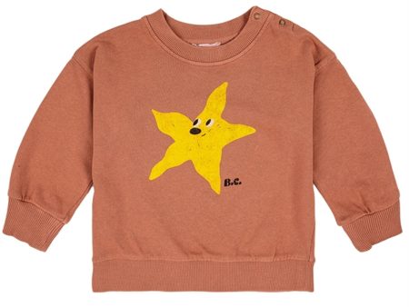 Bobo Choses Brown Starfish Sweatshirt Fashion