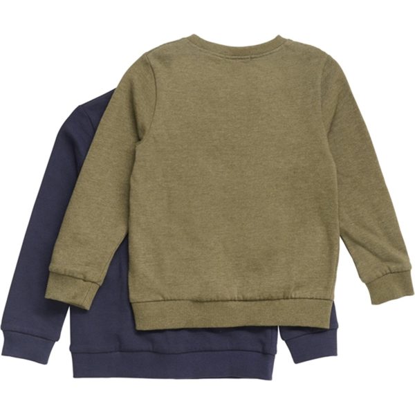 Minymo Dark Olive Sweatshirt 2-pak NOOS Online