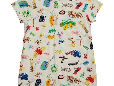 Bobo Choses Baby Fuuny Insects All Over Playsuit Short Sleeve Offwhite Hot on Sale