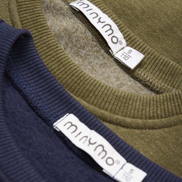 Minymo Dark Olive Sweatshirt 2-pak NOOS Online