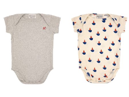 Bobo Choses White Sail Boat All Over Body sæt For Discount