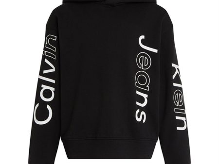 Calvin Klein Maxi Inst.Logo Rlxd Hoodie CK Black Online