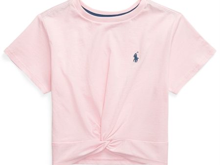 Polo Ralph Lauren Girl T-Shirt Hint Of Pink Rustic Navy Online Hot Sale