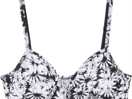 Calvin Klein Top Halo Floral Black Aop For Sale