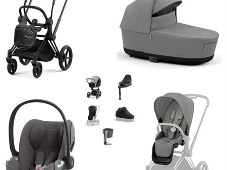 Cybex Bundle Priam Mirage Grey + Hot on Sale