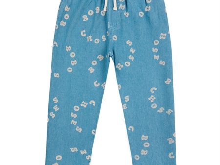 Bobo Choses Bobo Choses Circle All Over Denim Bukser Light Blue For Sale