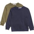 Minymo Dark Olive Sweatshirt 2-pak NOOS Online