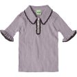 FUB Heather Rib Polo T-shirt Hot on Sale