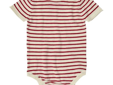 FUB Ecru Crimson Red Baby Body For Discount