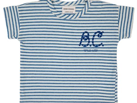 Bobo Choses Blue Blue Stripes T-Shirt Fashion