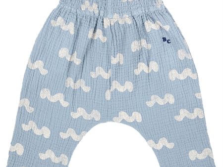 Bobo Choses Light Blue Waves All Over Bukser For Discount