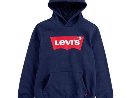 Levi s Sweatshirt Batwing Screenprint Dress Blues Fashion