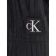 Calvin Klein Festive Plisse T-Shirt Ck Black Supply