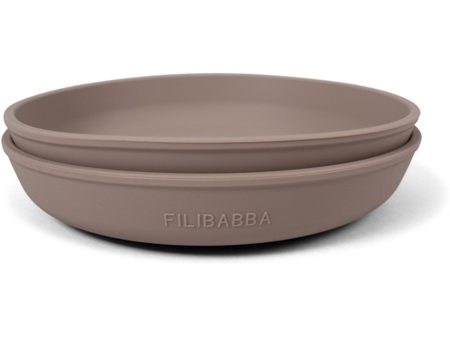 FILIBABBA Tallerken 2-pak Warm Grey Discount