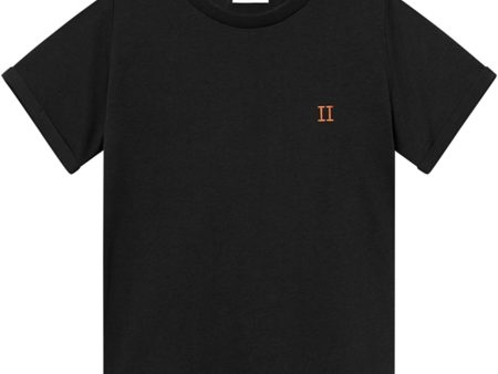 Les Deux Kids Black Orange Nørregaard T-Shirt For Discount