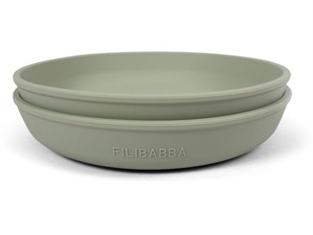 FILIBABBA Tallerken 2-pak Green Supply