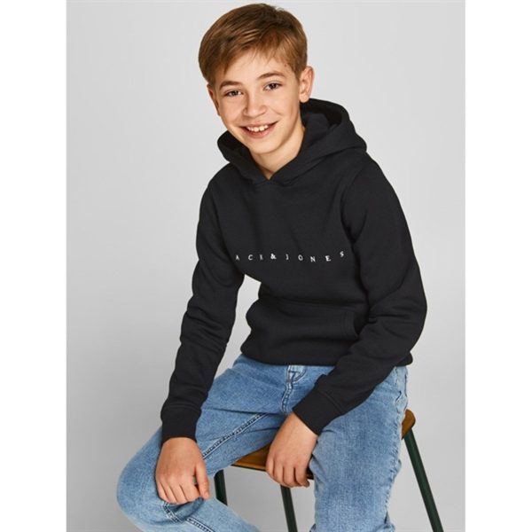 Jack & Jones Junior Black Copenhagen Hoodie Noos For Sale